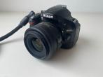 Nikon D5200 Spiegelreflexcamera met AF-S NIKKOR 35mm lens, Gebruikt, Spiegelreflex, Ophalen of Verzenden, Nikon