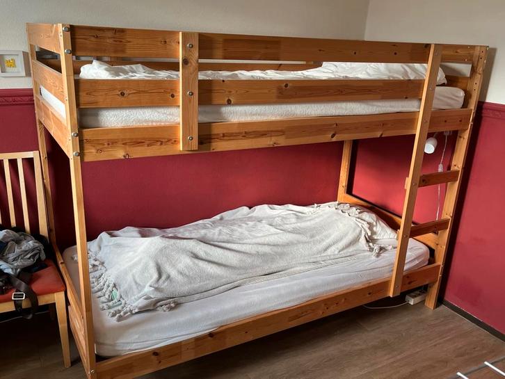 IKEA Stapelbed, Huis en Inrichting, Slaapkamer | Stapelbedden en Hoogslapers, Zo goed als nieuw, Stapelbed, 90 cm, 200 cm, Tweepersoons