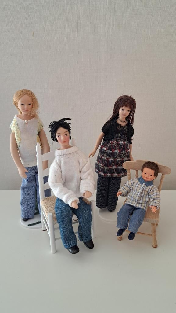 Nieuwe poppenhuispoppen - Familie voor poppenhuis, Ophalen of Verzenden, Nieuw, Overige typen