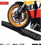 Extra reinforced black ramp for motorcycles - 225 cm, Ophalen of Verzenden, Zo goed als nieuw, Auto