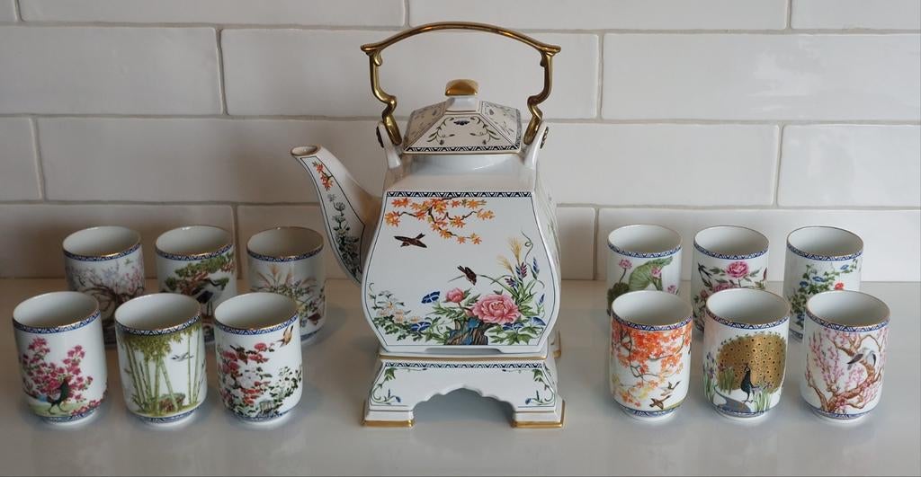 Japans porseleinen theeservies, Antiek en Kunst, Ophalen