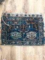 Vintage Perzisch Kussen tapijt, handgeknoopt 57x77 cm,, Huis en Inrichting, Woonaccessoires | Kussens, Ophalen of Verzenden, Gebruikt