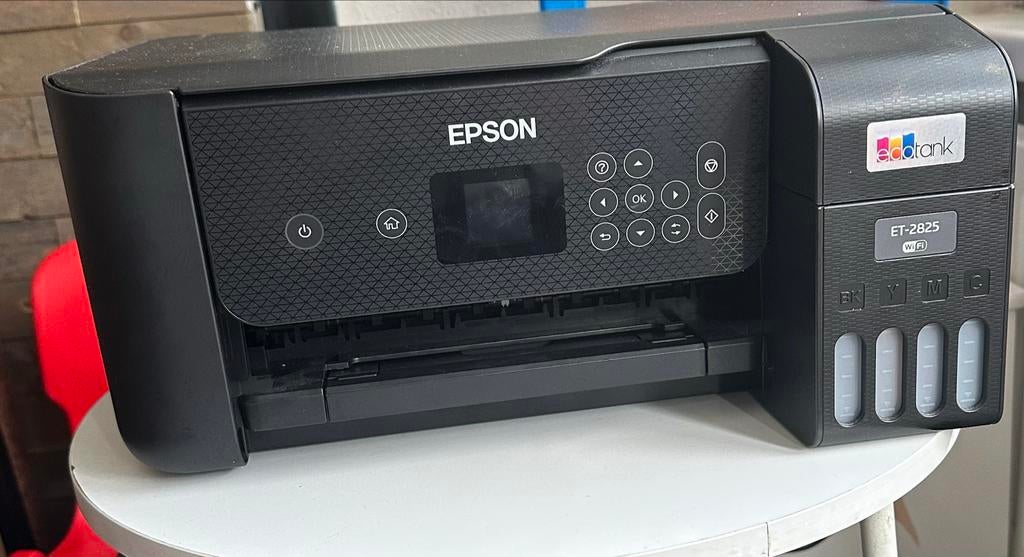 Epson EcoTank ET-2825 - All-in-One Inkttank Printer - Zwart, Computers en Software, Printers, Zo goed als nieuw, All-in-one, Inkjetprinter