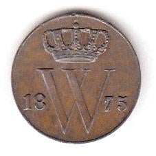 Willem III - 1/2 cent 1875 Pr- - Sch.721, Postzegels en Munten, Munten | Nederland, Verzenden, Koning Willem III, Overige waardes