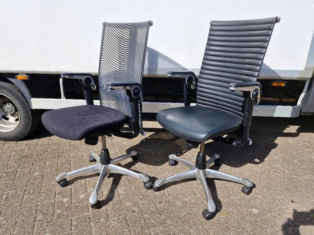 Hag H09 inspiration en excellence bureaustoelen ( 20x ), Huis en Inrichting, Bureaustoelen, Zo goed als nieuw, Bureaustoel, Zwart