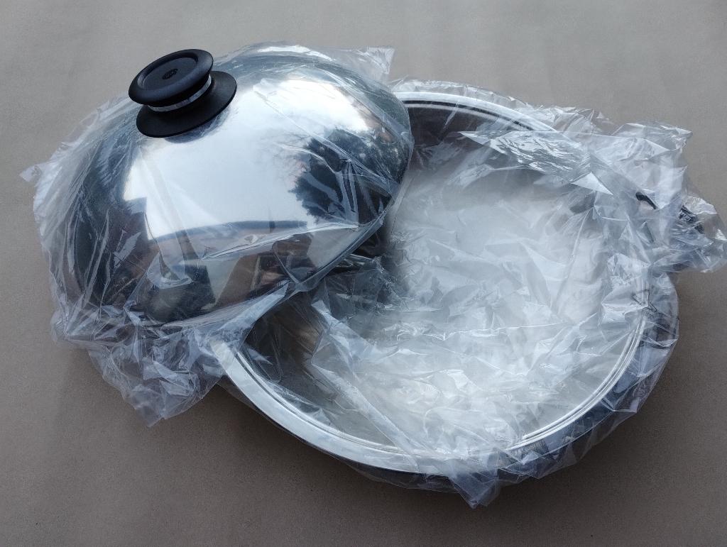 AMC WOK + DEKSEL & toebehoren NIEUW ongebruikt!, Nieuw, Ophalen of Verzenden, Rvs, Keramische plaat