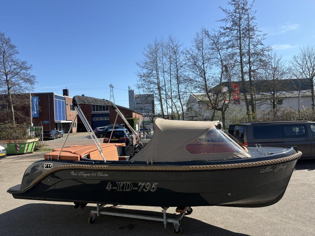 Oud Huijzer 616 Tender + Suzuki 60pk + Bimini + Bunkussen, Watersport en Boten, Sloepen, Gebruikt, 6 meter of meer, 50 tot 70 pk