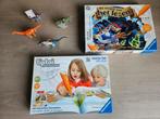 Tiptoi Starter Set+ spel + 4 Tiptoi Dino figuren, Ophalen of Verzenden, Zo goed als nieuw, Taal en Lezen, Met geluid
