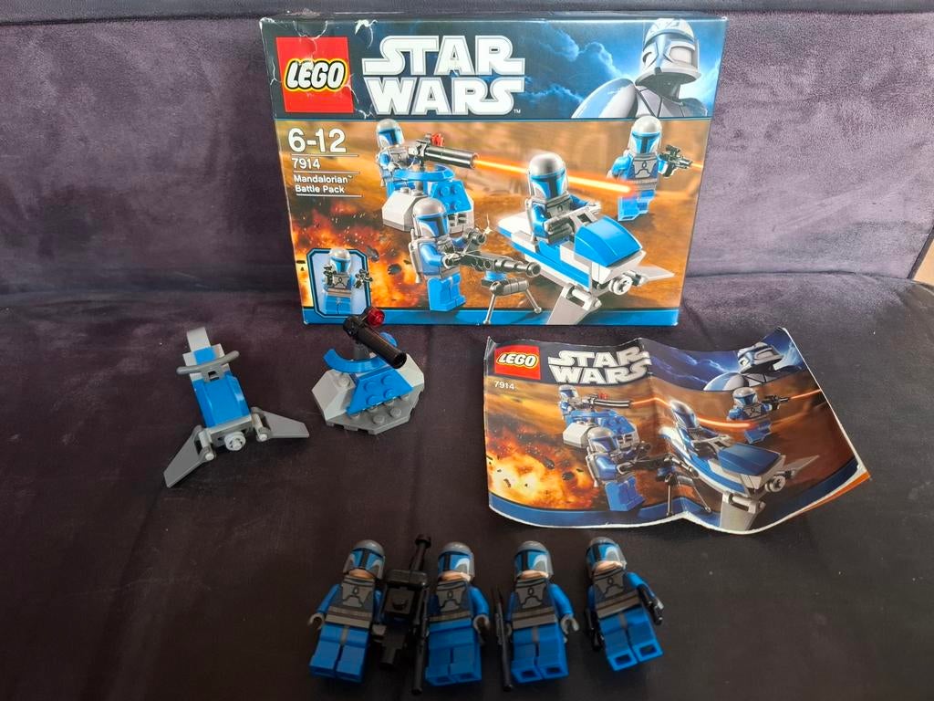 Lego Star Wars 7914 Mandalorian Battle Pack with box, Kinderen en Baby's, Speelgoed | Duplo en Lego, Star Wars, Lego, Ophalen of Verzenden