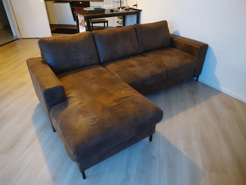Sagata corner sofa with chaise longue, Huis en Inrichting, Ophalen of Verzenden, Zo goed als nieuw, Metaal, Modern