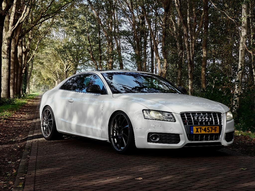 Audi S5 4.2 V8 ABT Youngtimer, Auto's, Audi, Automaat, Euro 5, Wit, Leder
