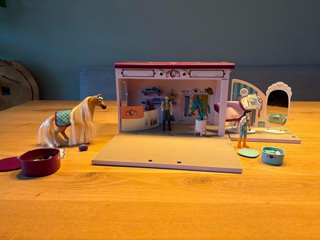 Schleich Horse Club Sofia’s Beauty pop up boetiek, Ophalen of Verzenden, Zo goed als nieuw, Toebehoren