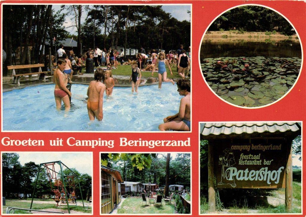 Groeten uit Camping Beringerzand, Panningen [L] - 5 afb - 19, Ophalen of Verzenden, Voor 1920, Gelopen, Noord-Brabant