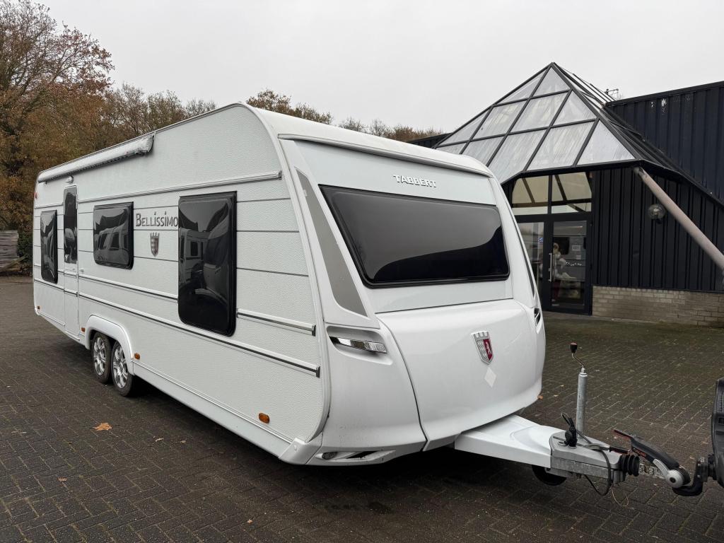 Tabbert Bellissimo 640 2019, Caravans en Kamperen, Caravans, Schokbreker, Tabbert, Bedrijf, Treinzit