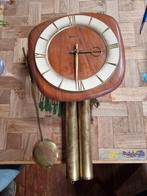 Vintage Kieninger wandklok met slinger en gewichten, Antiek en Kunst, Ophalen