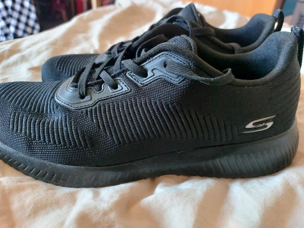 Skechers Bob's Squad lage sneakers zwart maat 40, Ophalen of Verzenden, Zo goed als nieuw, Zwart, Sneakers of Gympen