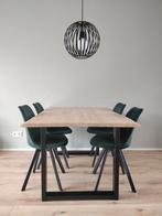 Eettafel Tablo Woood 160 x 95, Ophalen, Rechthoekig, 150 tot 200 cm, 50 tot 100 cm