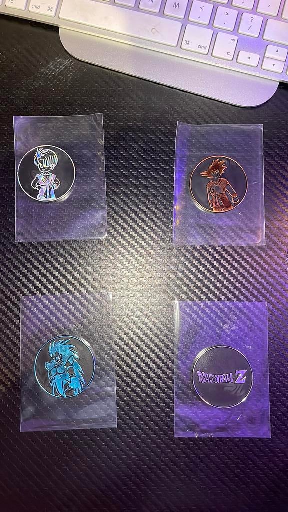 Dragonball Z munten + hoesje, Plus, Ophalen