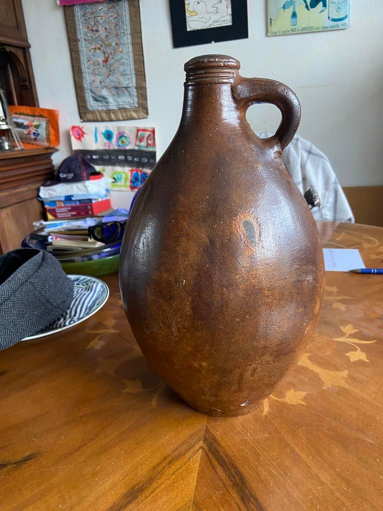 Mooie Zoutglazuut kruik 36 cm hoog., Ophalen of Verzenden