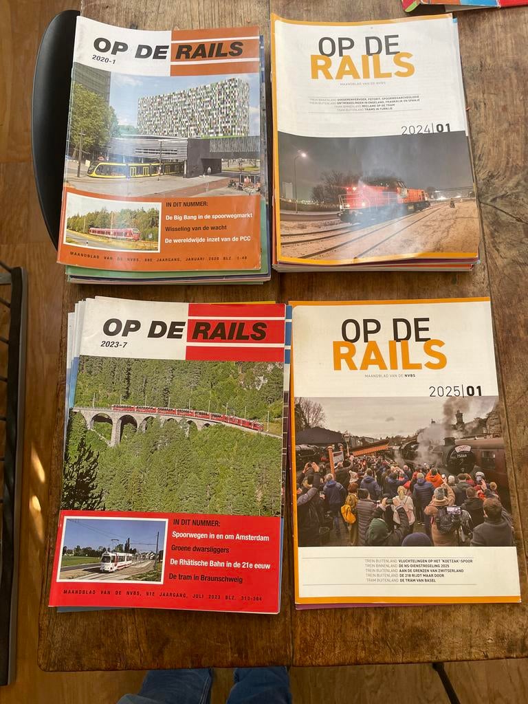 Tijdschriften Op De Rails - diverse jaargangen, Ophalen, Gelezen, Overige typen