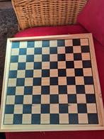 Nieuw houten dambord dienblad +/-34cm hij 34cm, Ophalen of Verzenden, Nieuw