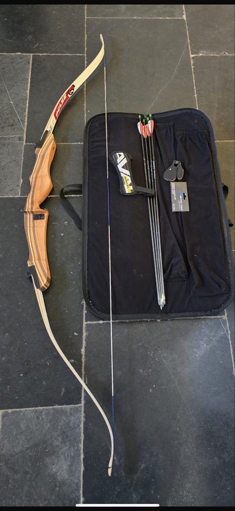Complete Recurve Boogset, Ophalen of Verzenden, Zo goed als nieuw, Recurveboog