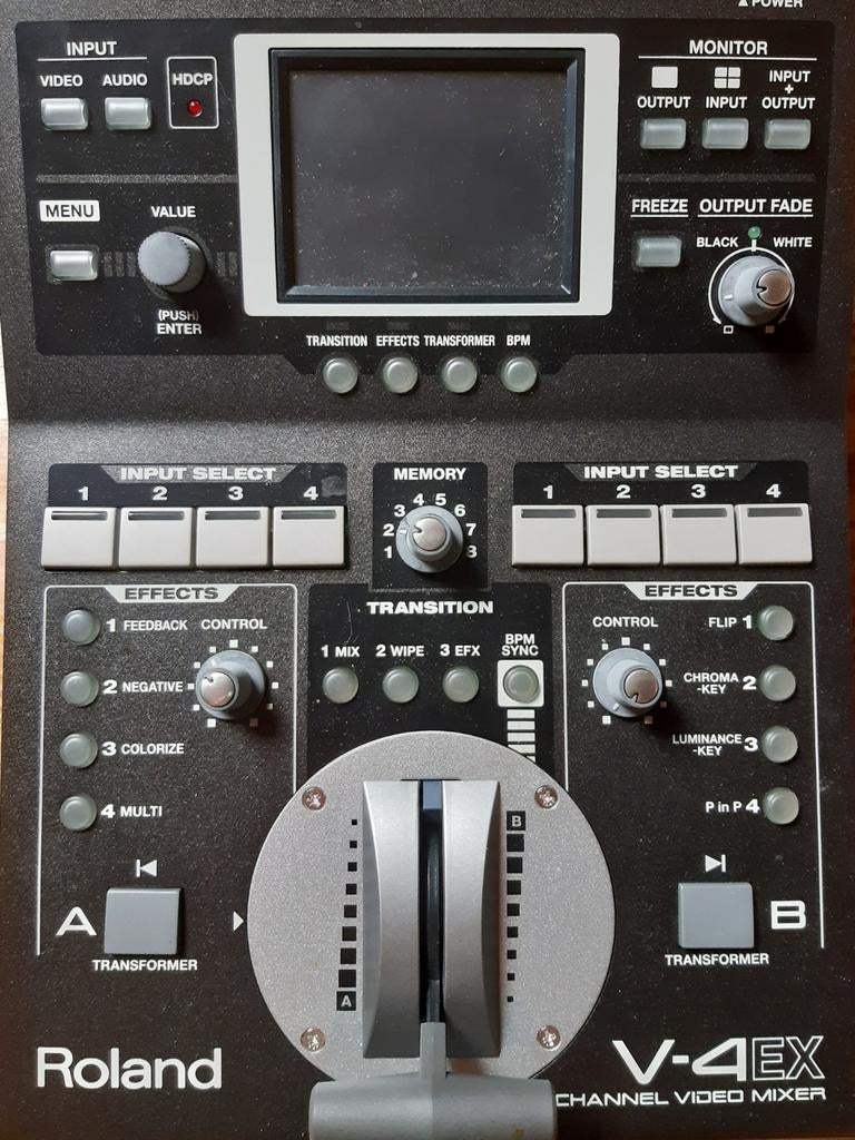 Roland V-4EX video mixer, Audio, Tv en Foto, Professionele Audio-, Tv- en Video-apparatuur, Ophalen, Zo goed als nieuw