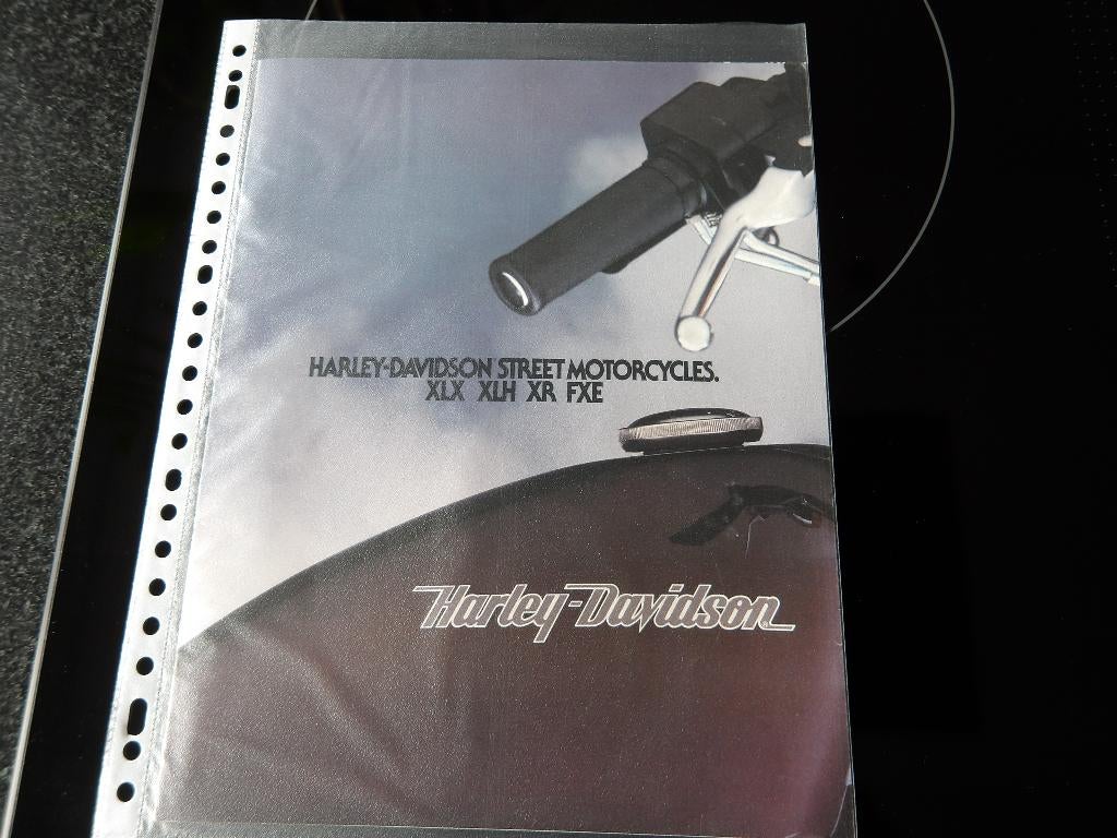 Folder Harley Davidson 1983 XLX XLH XR FXE, Verzenden, Harley-Davidson of Buell