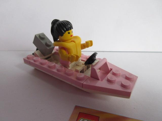 1761 Lego Paradisa boat met bouwtekening, Compleet, Lego, Ophalen of Verzenden, Zo goed als nieuw