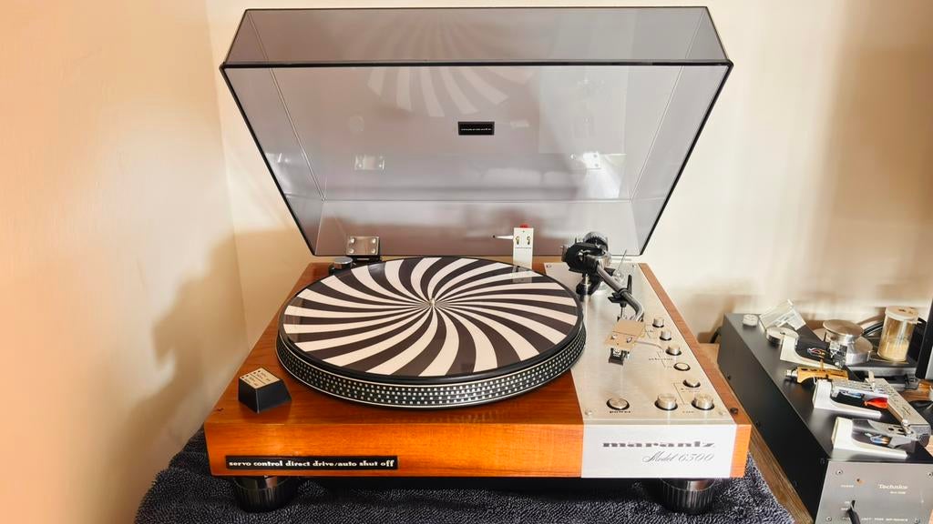 Marantz 6300 vintage platenspeler, Audio, Tv en Foto, Platenspelers, Zo goed als nieuw, Overige merken, Pitch-regelaar, Ophalen of Verzenden