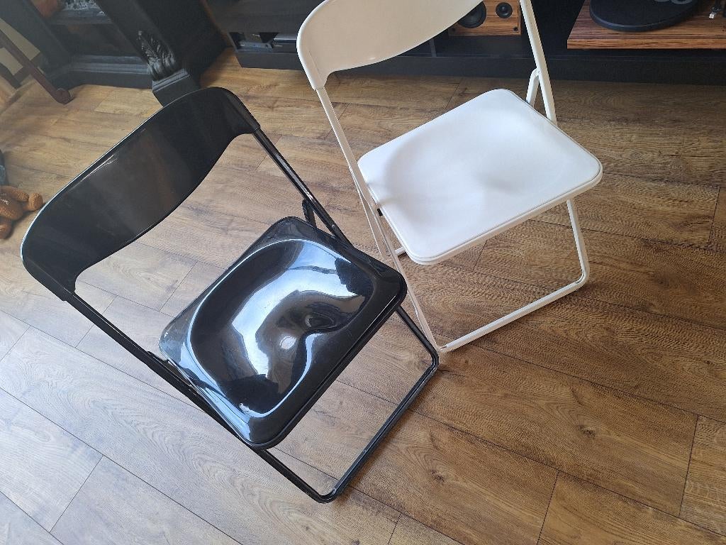 Klapstoeltje, Ophalen, Gebruikt, Kunststof, Stapelbaar