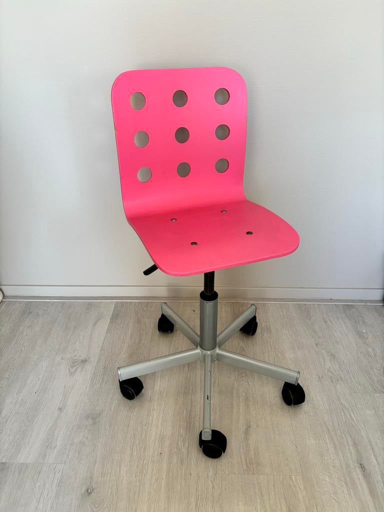 IKEA bureaustoel roze, Ophalen, Gebruikt, Roze, Bureaustoel