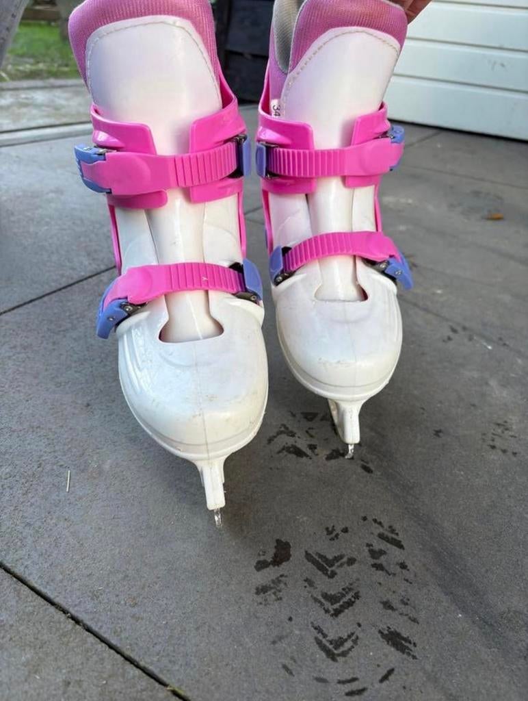 Roze witte kunstschaatsen maat 24, Sport en Fitness, Schaatsen, Ophalen of Verzenden, Gebruikt, Kunstschaatsen, Overige merken