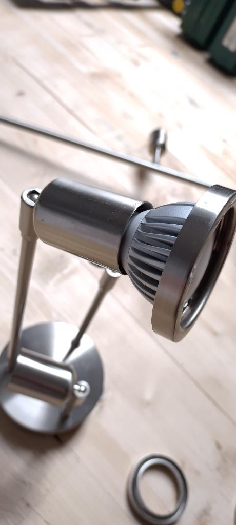 lampen, Huis en Inrichting, Lampen | Hanglampen, Ophalen, Gebruikt, Metaal, Minder dan 50 cm