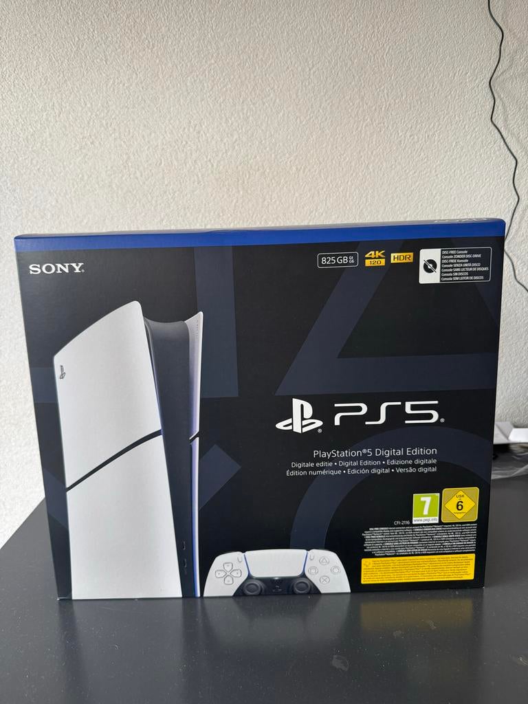 Playstation 5 Digital Edition NIEUW + controller, Spelcomputers en Games, Spelcomputers | Sony PlayStation 5, Ophalen of Verzenden