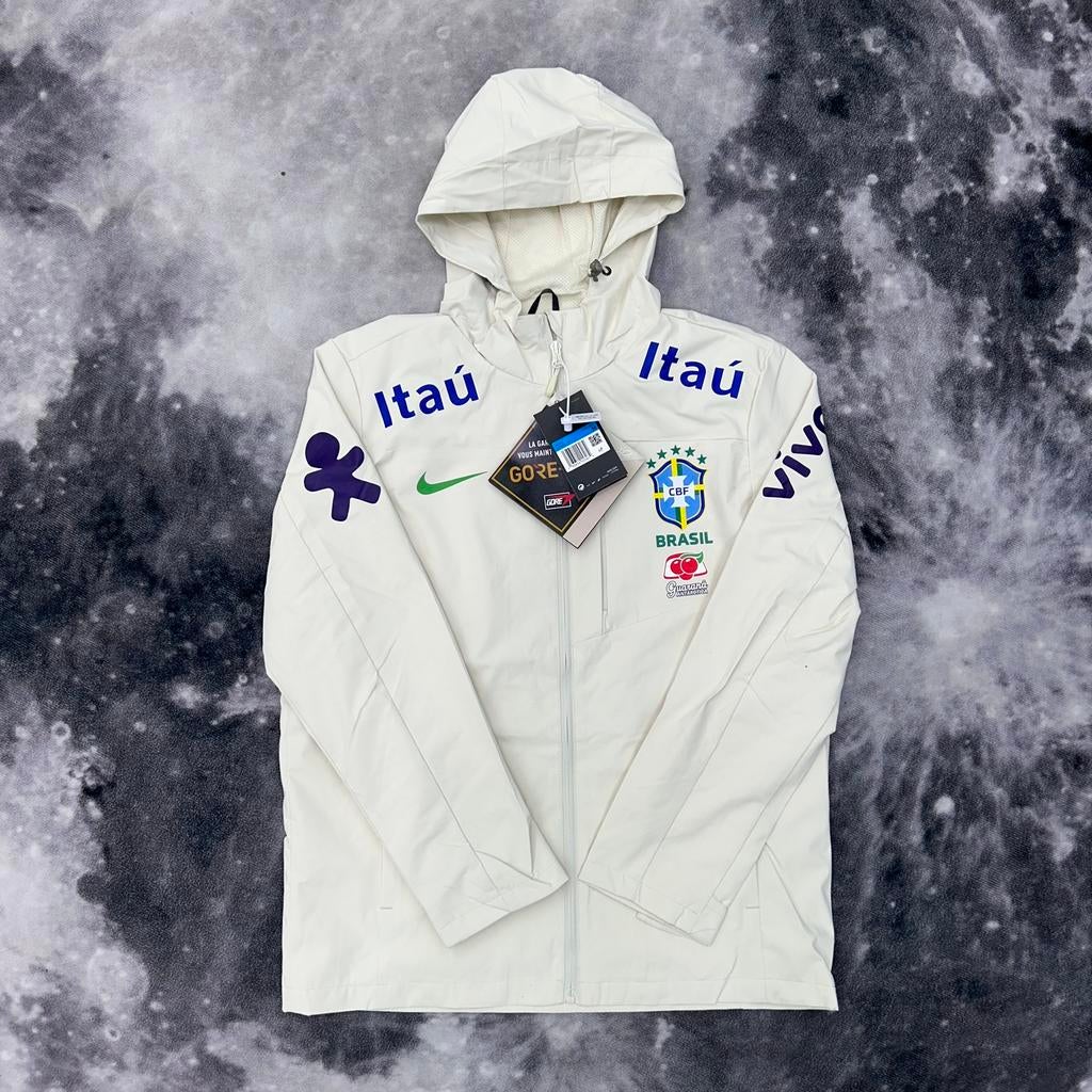 Brazilië Jas Wit CBF, Ophalen of Verzenden, Nieuw, Overige maten, Wit