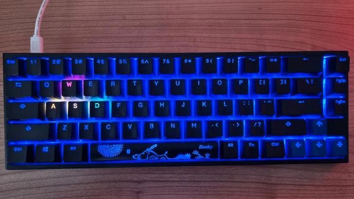 Ducky One 2 SF - Cherry MX Brown - RGB, Computers en Software, Toetsenborden, Gebruikt, Qwerty, Bedraad, Gaming toetsenbord, Multimediatoetsen