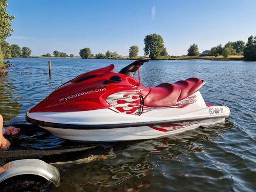 Yamaha waterscooter 3 per.+ trailer – 2003, Watersport en Boten, Speedboten, Zo goed als nieuw, Minder dan 3 meter, Benzine, Polyester