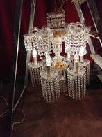 Prachtige Kristallen Kroonluchter 6 lichtpunten 12 armen, Huis en Inrichting, Ophalen, Zo goed als nieuw, Glas, Klassiek