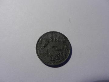  2 1/2 cent 1941   zink  zie foto,s beschikbaar voor biedingen