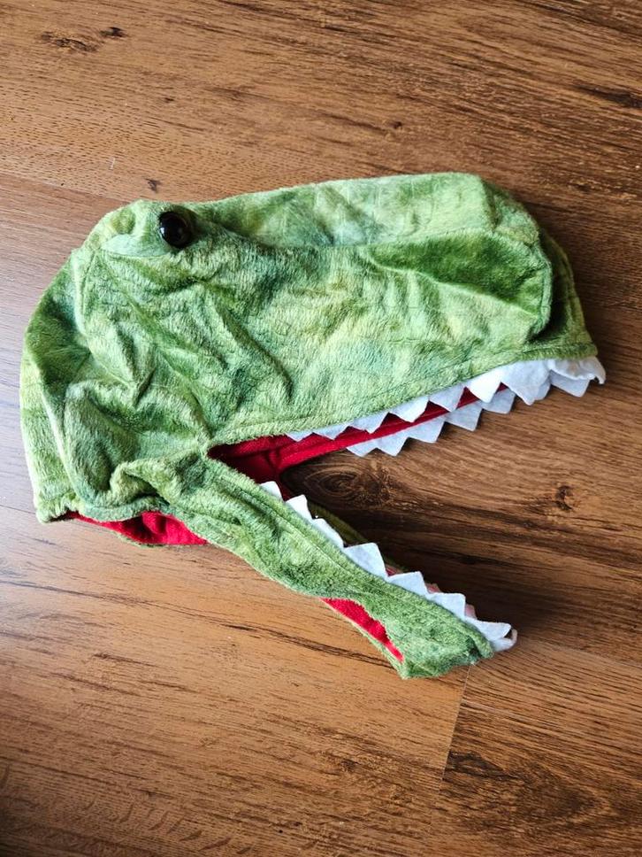 Dino Hoofd Verkleedkleding, Kinderen en Baby's, Carnavalskleding en Verkleedspullen, Zo goed als nieuw, Jongen of Meisje, 104 of kleiner