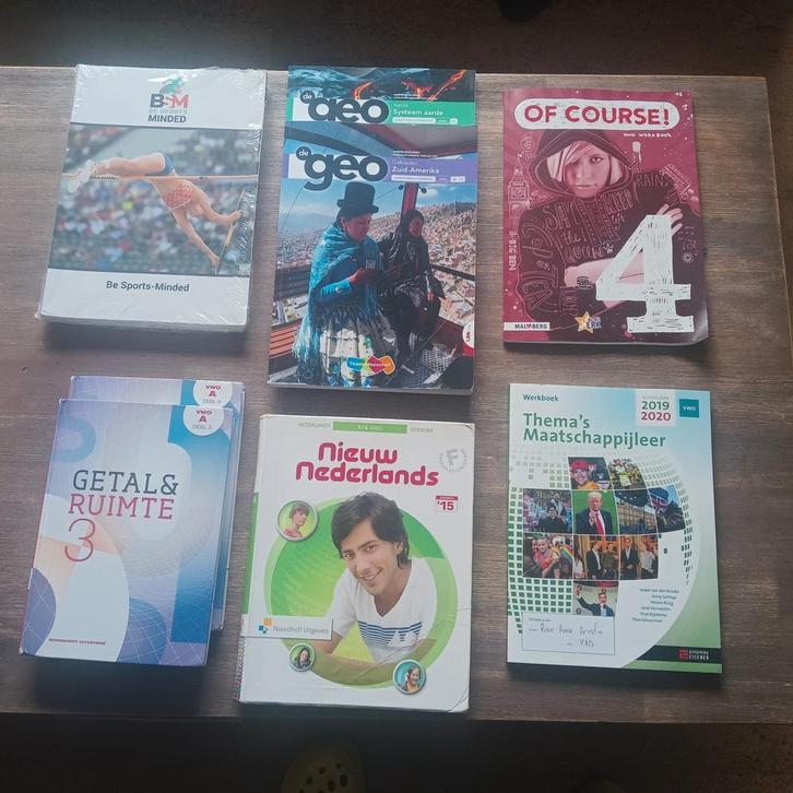Vwo bovenbouw boeken verschillende vakken, Boeken, Schoolboeken, Gelezen, VWO, Ophalen of Verzenden