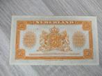 UNC biljet 2,5 gulden 1943, muntbiljet Wilhelmina, Ophalen of Verzenden, 1 gulden