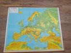 Schoolplaat op Linnen : Europa 140x120cm, Ophalen of Verzenden, Aardrijkskunde