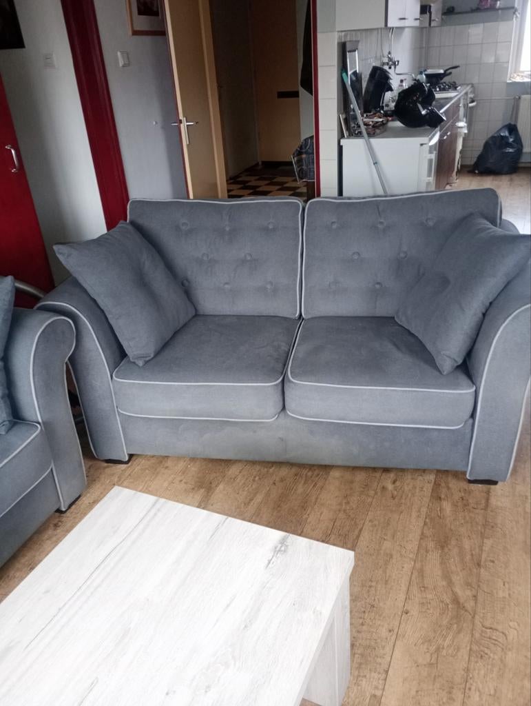 Leuke bank voor klein prijsje, Ophalen, Gebruikt, Tweepersoons, Rechte bank