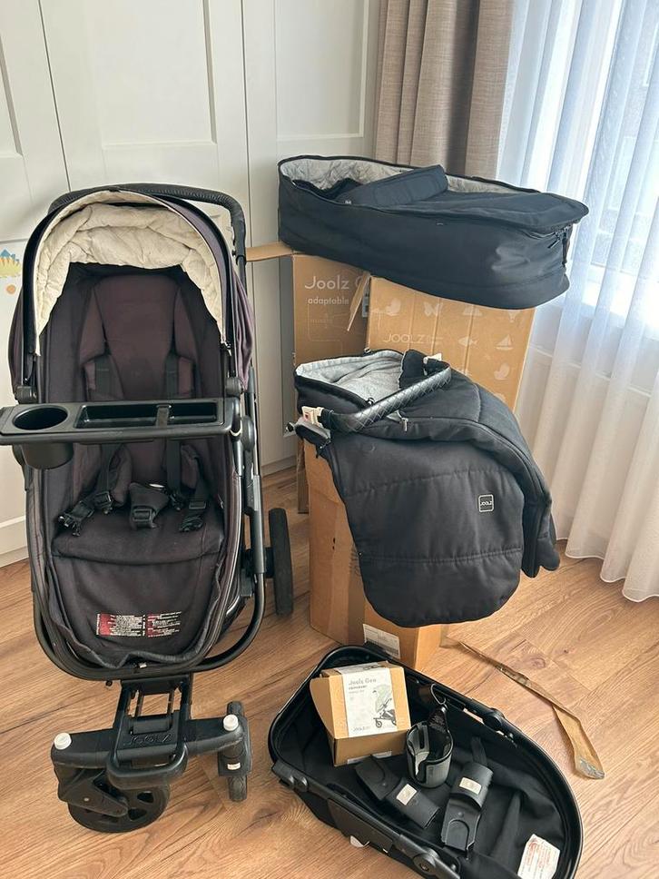 Joolz kinderwagen met veel accessoires en uitbreidingsset, Kinderen en Baby's, Kinderwagens en Combinaties, Zo goed als nieuw