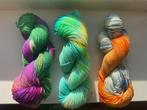 Sokkenwol, handgeverfd., Ophalen of Verzenden, Nieuw, Breien of Haken, Wol of Garen