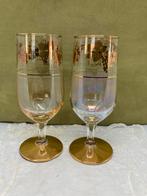 Glas op goude voet (050423), Antiek en Kunst, Antiek | Glas en Kristal, Ophalen of Verzenden