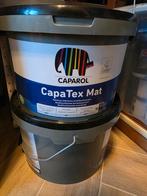 2 x Emmer Caparol Capatex Mat 10 Liter - Nieuw, Ophalen, 5 tot 10 liter, Wit, Nieuw