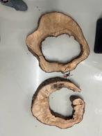 Boomstam schijven voor epoxy, Doe-het-zelf en Verbouw, Hout en Planken, Ophalen, Minder dan 25 mm, Eiken, Nieuw